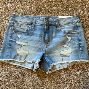 Distressed Jean Shorts